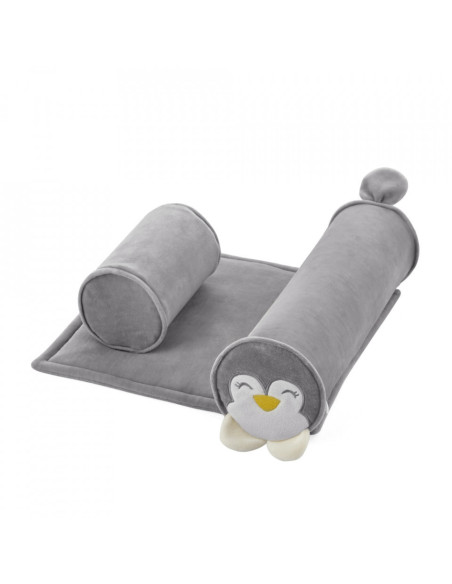 UP-bj_6792,Pernuta pozitionator anti-rasucire BabyJem pentru bebelusi 34x36cm (Culoare: Gri)