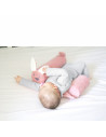 UP-bj_6792,Pernuta pozitionator anti-rasucire BabyJem pentru bebelusi 34x36cm (Culoare: Gri)