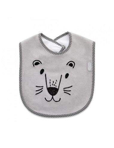 UP-bj_6292,Baveta din bumbac BabyJem Cute animals (Culoare: Roz)