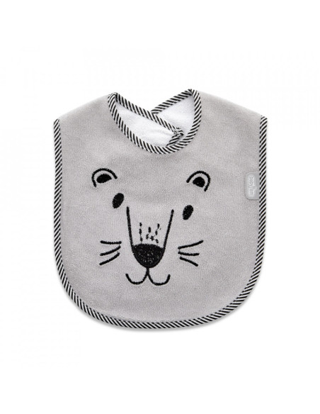 UP-bj_6292,Baveta din bumbac BabyJem Cute animals (Culoare: Roz)
