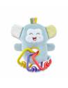 UP-bj_6933,Jucarie din plus pentru bebelusi cu inele dentitie Funny Monkey BabyJem (Culoare: Bleu)