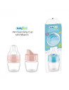 UP-bj_6611,Mini biberon 2 in 1 Cana si biberon din sticla BabyJem 30 ml (Culoare: Gri)