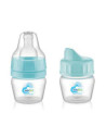 UP-bj_6611,Mini biberon 2 in 1 Cana si biberon din sticla BabyJem 30 ml (Culoare: Gri)