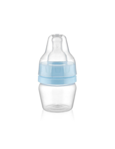 UP-bj_6613,Mini biberon 2 in 1 Cana si biberon din sticla BabyJem 30 ml (Culoare: Somon)