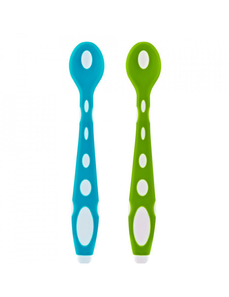 UP-bj_5631,Set 2 lingurite din silicon BabyJem Soft Spoon (Culoare: Portocaliu)