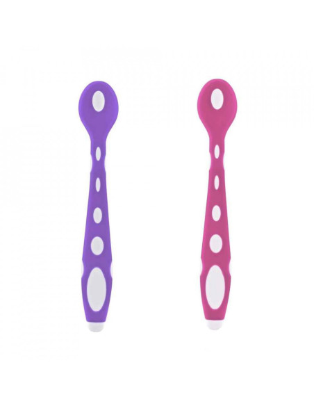 UP-bj_5631,Set 2 lingurite din silicon BabyJem Soft Spoon (Culoare: Portocaliu)