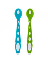 UP-bj_5633,Set 2 lingurite din silicon BabyJem Soft Spoon (Culoare: Bleu)