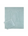 UP-bj_6642,Set pernuta si paturica din plus Bear BabyJem (Culoare: Roz)