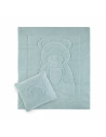 UP-bj_6642,Set pernuta si paturica din plus Bear BabyJem (Culoare: Roz)