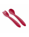 UP-bj_4954,Set lingurita si furculita BabyJem (Culoare: Albastru)