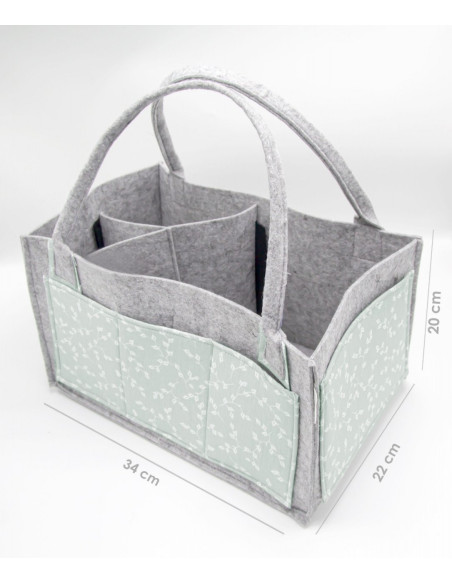 UP-bj_7722,Geanta organizator scutece si accesorii copii/bebelusi BabyJem (Culoare: Somon)