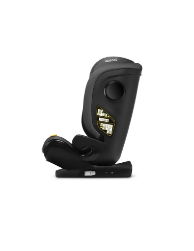 UP-sk_2010013,Scaun auto ISOFIX Skiddou Täby, 15-36 kg, Onyx, Negru