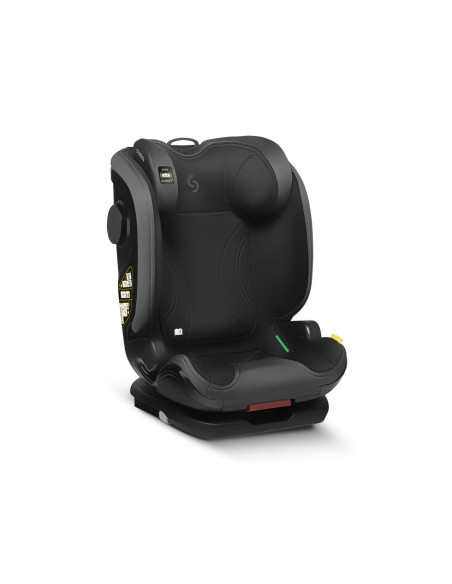 UP-sk_2010013,Scaun auto ISOFIX Skiddou Täby, 15-36 kg, Onyx, Negru