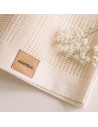 UP-sk_2090111,Paturica nou nascut Skiddou Lindi, 100% bumbac, Crem, 75x100cm
