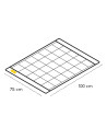 UP-sk_2090111,Paturica nou nascut Skiddou Lindi, 100% bumbac, Crem, 75x100cm