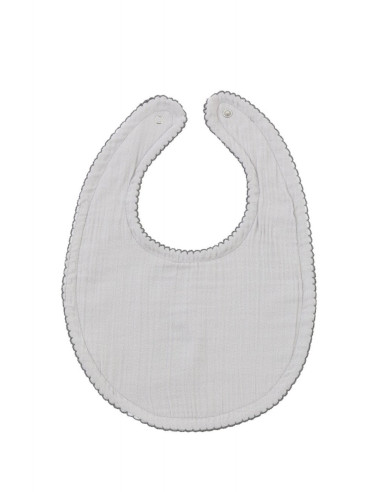 UP-bj_8111,Baveta din muselina, BabyJem, 23x32 cm (Culoare: Gri)