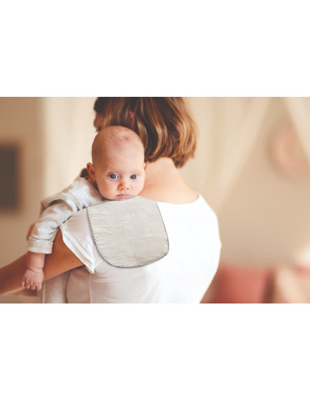 UP-bj_8043,Protectie pentru umar din muselina, BabyJem, 22x57 cm (Culoare: Ecru)