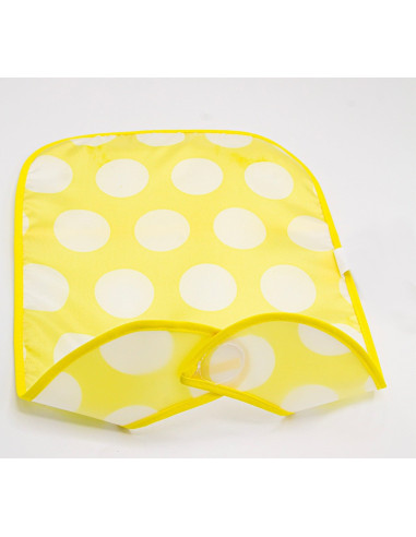 UP-bj_8403,Baveta cu 2 fete si buzunar, BabyJem, 24x35 cm (Culoare: Bleu)