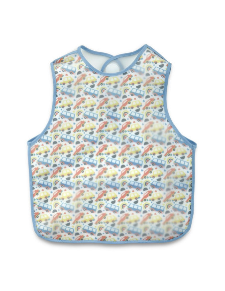 UP-bj_8393,Baveta pentru copii, BabyJem, fara maneci, 32x37 cm (Culoare: Bleu)