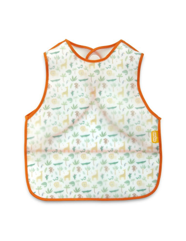 UP-bj_8393,Baveta pentru copii, BabyJem, fara maneci, 32x37 cm (Culoare: Bleu)