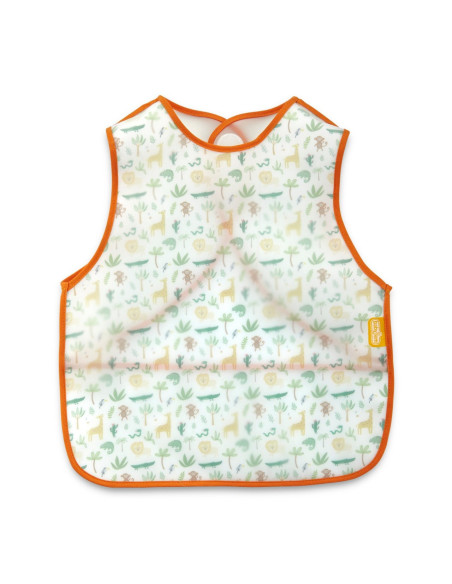UP-bj_8393,Baveta pentru copii, BabyJem, fara maneci, 32x37 cm (Culoare: Bleu)