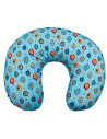 UP-bj_0827,Perna pentru alaptat 2 in 1 Nursing Pillow Paun, BabyJem (Culoare: Albastru)