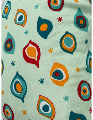 UP-bj_0827,Perna pentru alaptat 2 in 1 Nursing Pillow Paun, BabyJem (Culoare: Albastru)