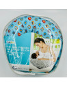 UP-bj_0827,Perna pentru alaptat 2 in 1 Nursing Pillow Paun, BabyJem (Culoare: Albastru)