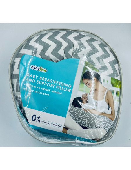 UP-bj_0829,Perna pentru alaptat 2 in 1 Nursing Pillow Waves, BabyJem
