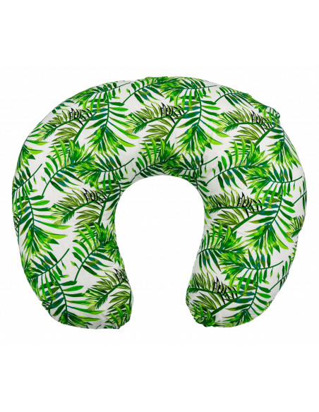UP-bj_082-13,Perna pentru alaptat 2 in 1 Nursing Pillow Leaves, BabyJem