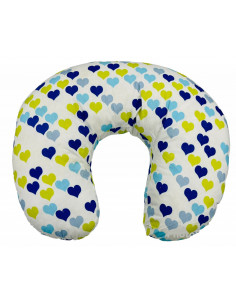 UP-bj_082-16,Perna pentru alaptat 2 in 1 Nursing Pillow Flowers, BabyJem (Culoare: Roz) 2