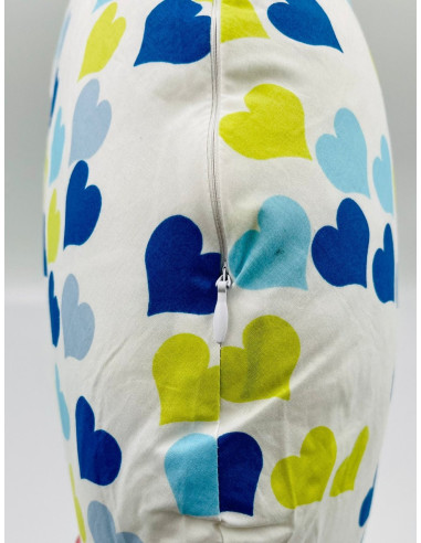 UP-bj_082-17,Perna pentru alaptat 2 in 1 Nursing Pillow Flowers, BabyJem (Culoare: Alb)