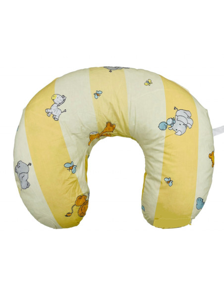 UP-bj_082-18,Perna pentru alaptat 2 in 1 Nursing Pillow Zoo, BabyJem (Culoare: Roz)