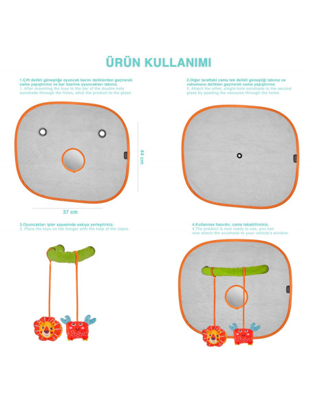 UP-bj_774,Set 2 parasolare cu jucarii si oglinda, BabyJem, 44x37 cm