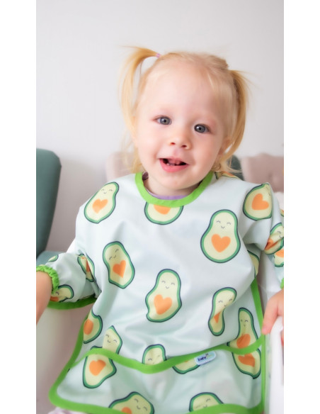 UP-bj_7843,Sort cu maneci pentru activitati BLW, BabyJem, 33x74 cm (Model: Avocado) UP-bj_7843,Sort cu maneci pentru activitati BLW, BabyJem, 33x74 cm (Model: Avocado)