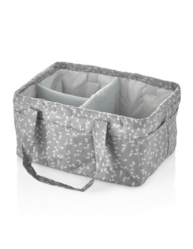 UP-bj_7952,Geanta organizator pentru scutece si accesorii copii/bebelusi, BabyJem, 25x35 cm (Culoare: Gri)