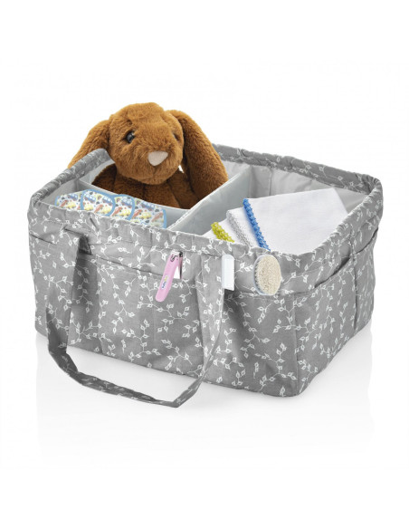 UP-bj_7953,Geanta organizator pentru scutece si accesorii copii/bebelusi, BabyJem, 25x35 cm (Culoare: Somon)