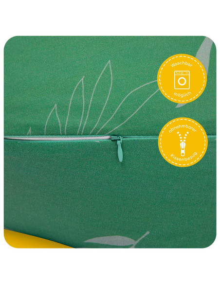 UP-sk_2090092,Perna pentru alaptat 2 in 1 Ammi+, Skiddou, Wild climber, Verde, ‎109 x 48 x 20 cm