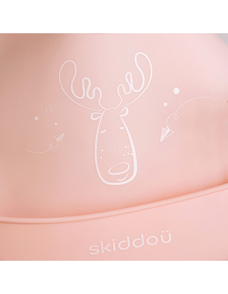 UP-sk_2090032,Baveta din silicon Smekke, Skiddou, Keep Pink, Roz