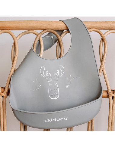 UP-sk_2090031,Baveta din silicon Smekke, Skiddou, Normandic dream, Gri