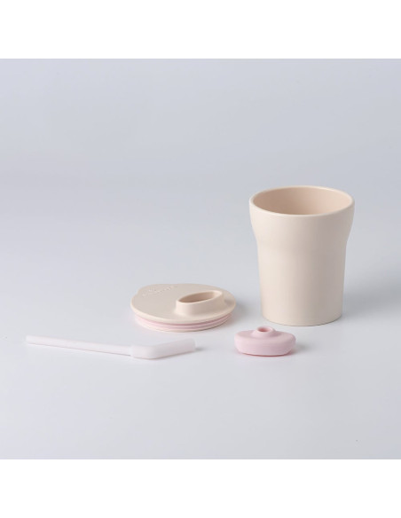 UP-mw_MWLFVC,Set diversificare hrana bebelusi Miniware Little Foodie, 100% din materiale naturale biodegradabile, 6 piese, Vanil
