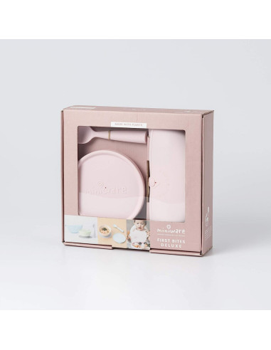 UP-mw_MWFBDCC,Set diversificare hrana bebelusi Miniware First Bites Deluxe, 100% din materiale naturale biodegradabile, 4 piese,