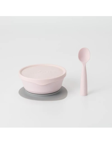 UP-mw_MWFBDCC,Set diversificare hrana bebelusi Miniware First Bites Deluxe, 100% din materiale naturale biodegradabile, 4 piese,