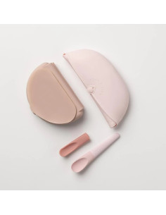 UP-mw_SMG7PA,Set diversificare hrana bebelusi Miniware Sili Mini GO, 100% din materiale naturale biodegradabile, 3 piese, Pink A 2