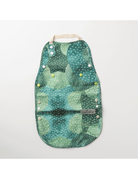 UP-mw_CCPP,Baveta bebelusi 2 in 1 Miniware Catch & Cover, Prickly Pear