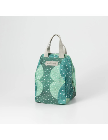UP-mw_RGBPP,Set geanta termoizolanta Mealtote cu cutie Grow bento, Miniware Ready Go! Bento, 4 piese, Prickly Pear