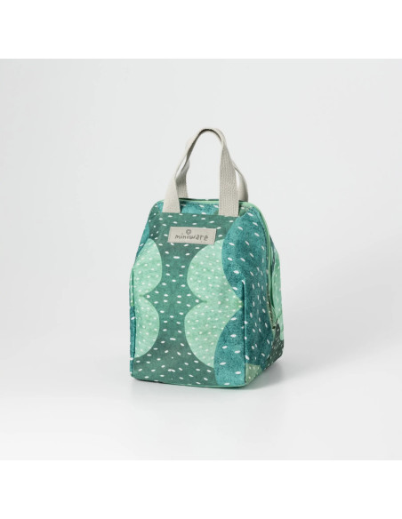 UP-mw_RGBPP,Set geanta termoizolanta Mealtote cu cutie Grow bento, Miniware Ready Go! Bento, 4 piese, Prickly Pear