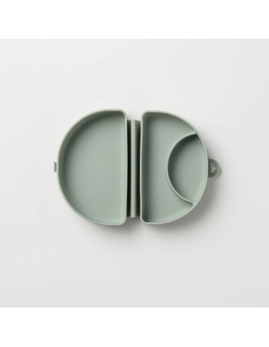 UP-mw_SLFSSG,Recipient diversificare hrana bebelusi Miniware Silifold, 100% din silicon alimentar, Sage