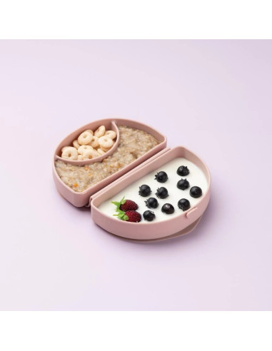 UP-mw_SLFSSG,Recipient diversificare hrana bebelusi Miniware Silifold, 100% din silicon alimentar, Sage