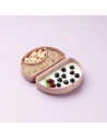 UP-mw_SLFSAB,Recipient diversificare hrana bebelusi Miniware Silifold, 100% din silicon alimentar, Almond Butter